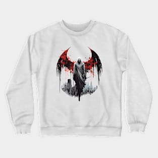 Angel Darkness Fantastic Otherworldly Creature Crewneck Sweatshirt